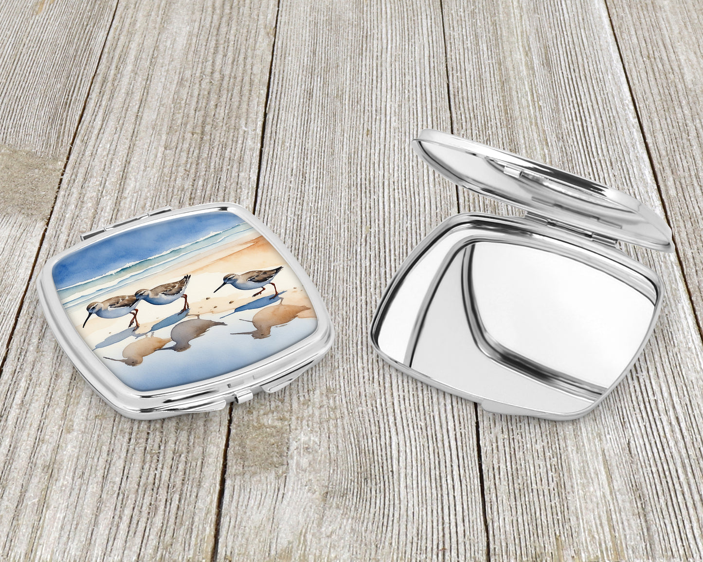 Sandpipers Compact Mirror