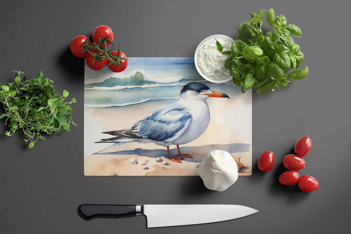 Tern Resting Glass Cutting Board