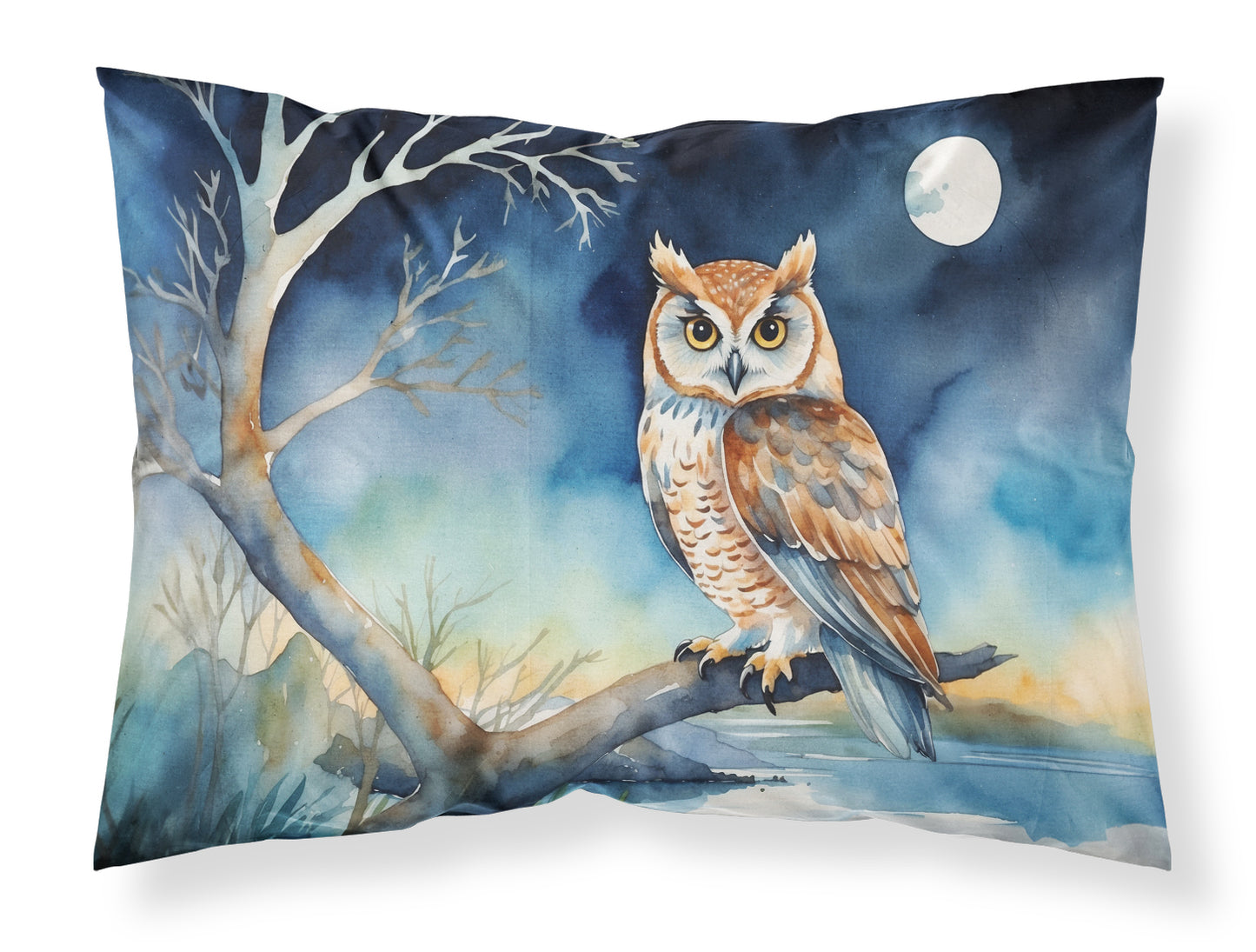 Buy this Owl Perched in Coastal Tree Standard Pillowcase