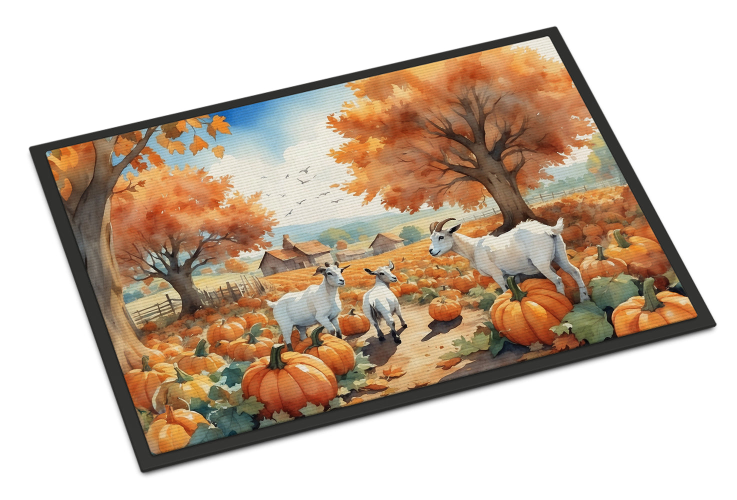 Buy this Autumn Goats Doormat