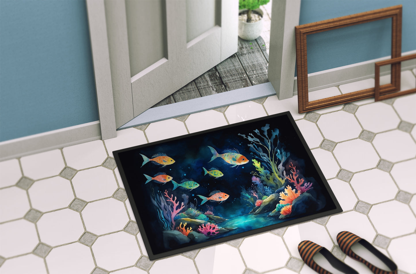 Bioluminescent Fish Doormat