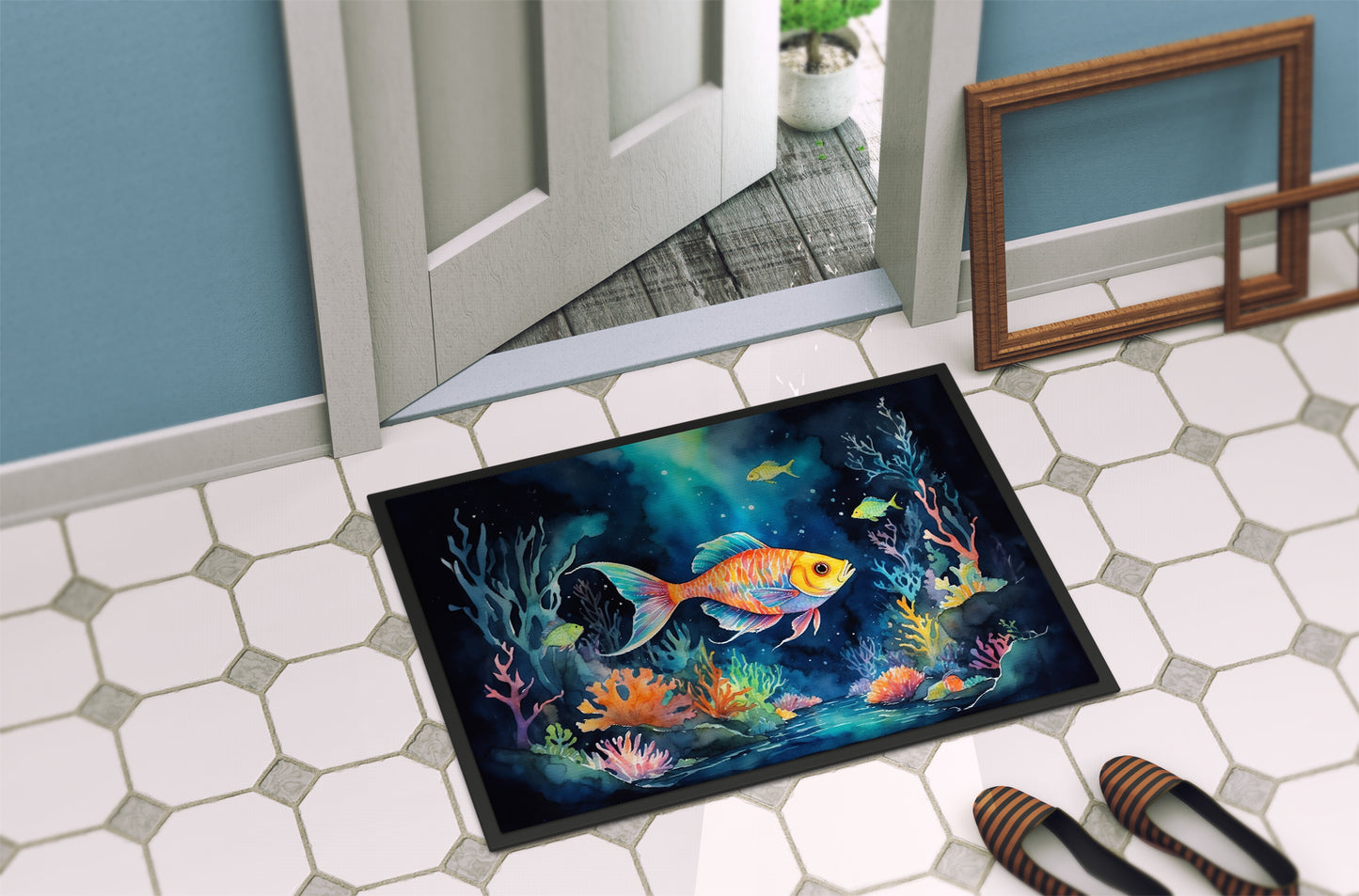 Bioluminescent Fish Doormat