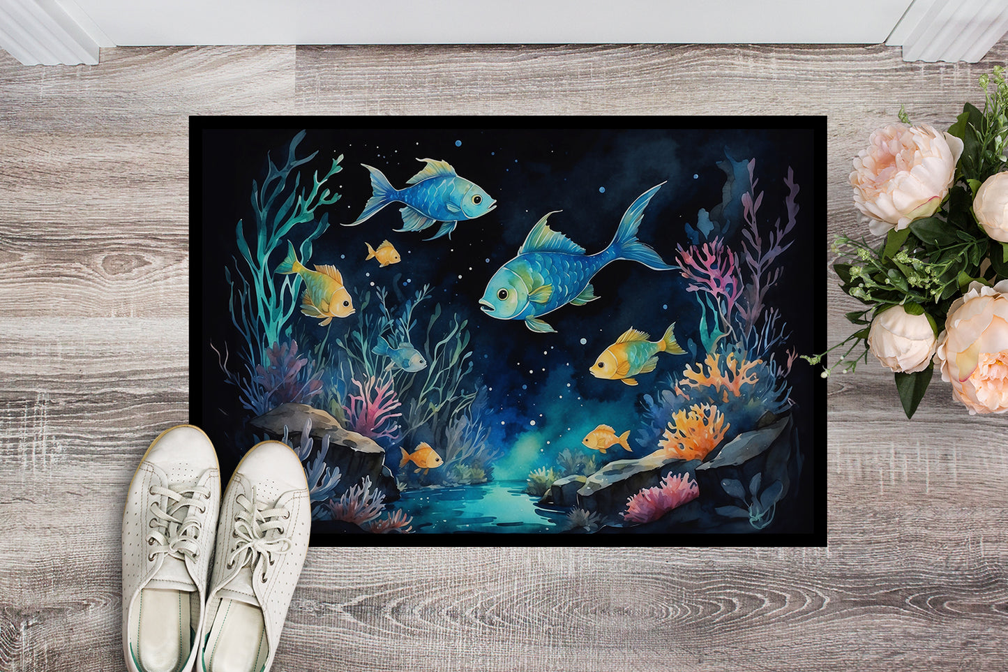 Bioluminescent Fish Doormat