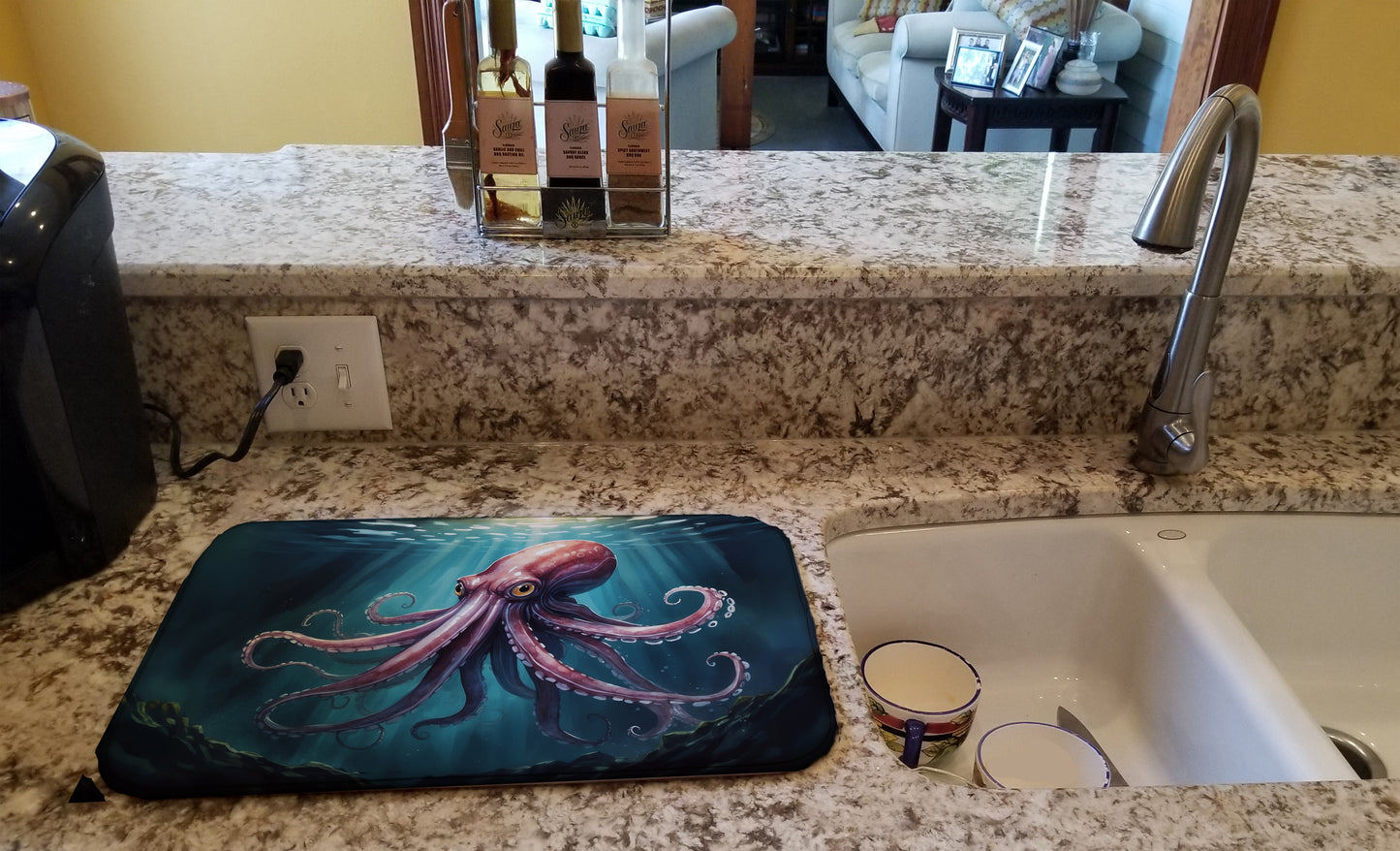 Giant Squid Dish Drying Mat