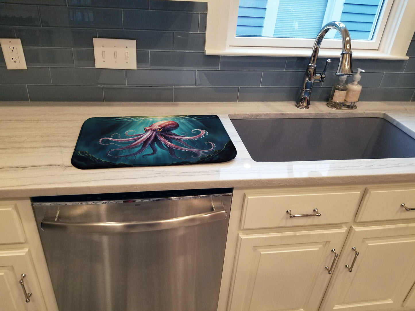 Giant Squid Dish Drying Mat