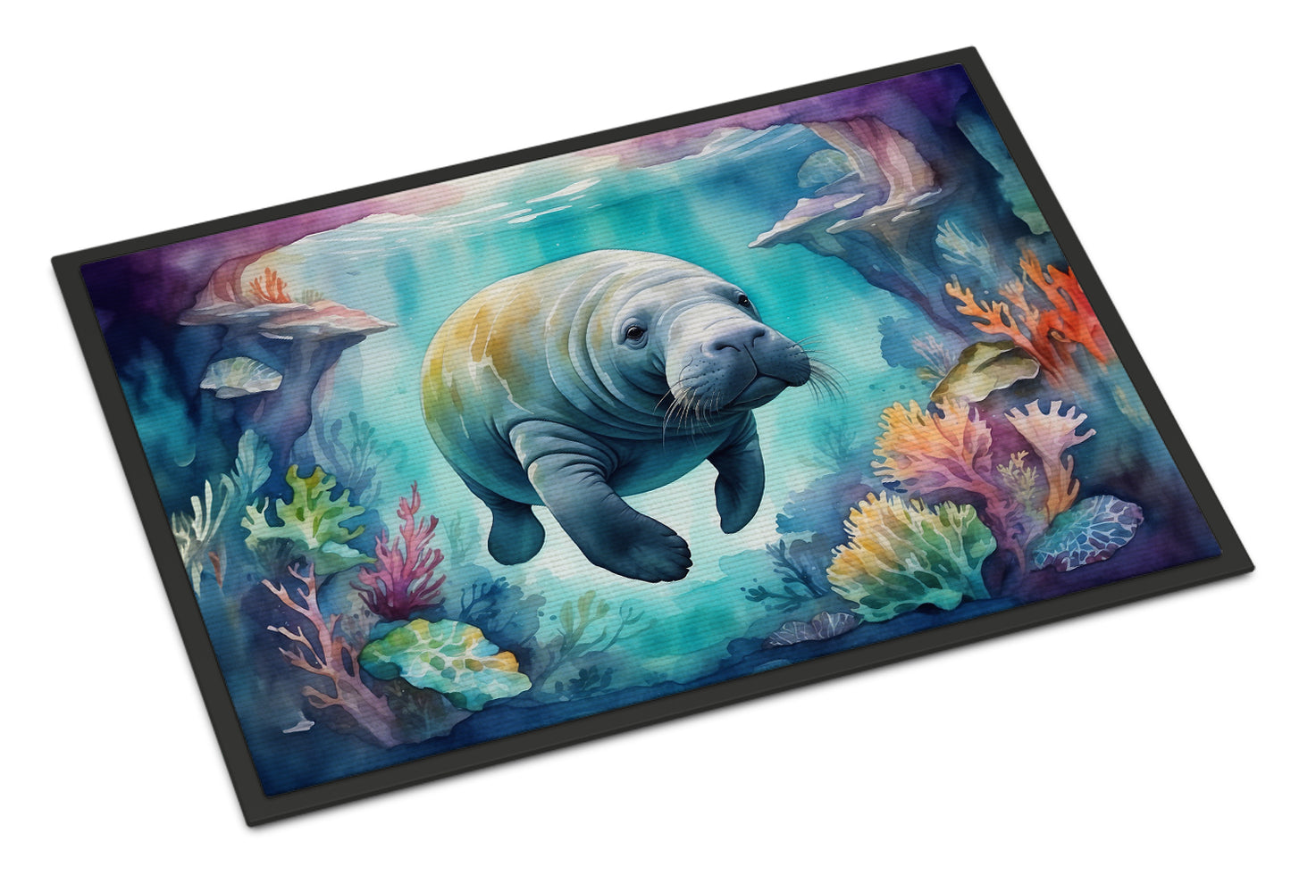 Buy this Manatee in a Dreamscape Doormat