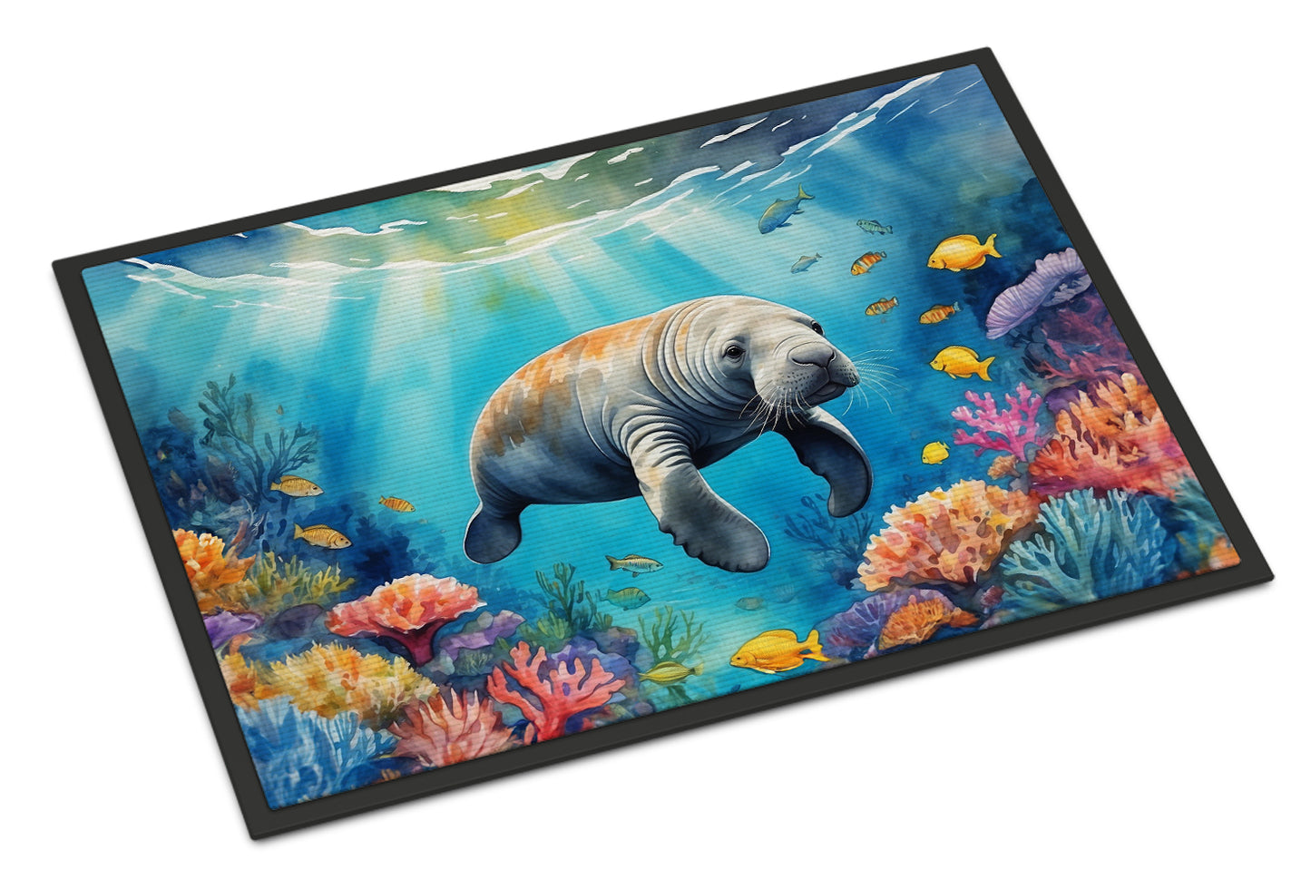 Buy this Summer Manatee Doormat