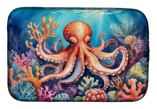 Buy this Octopus Among Coral Dish Drying Mat