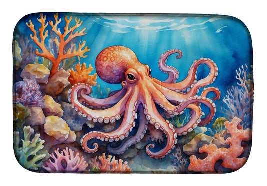 Buy this Octopus Among Coral Dish Drying Mat