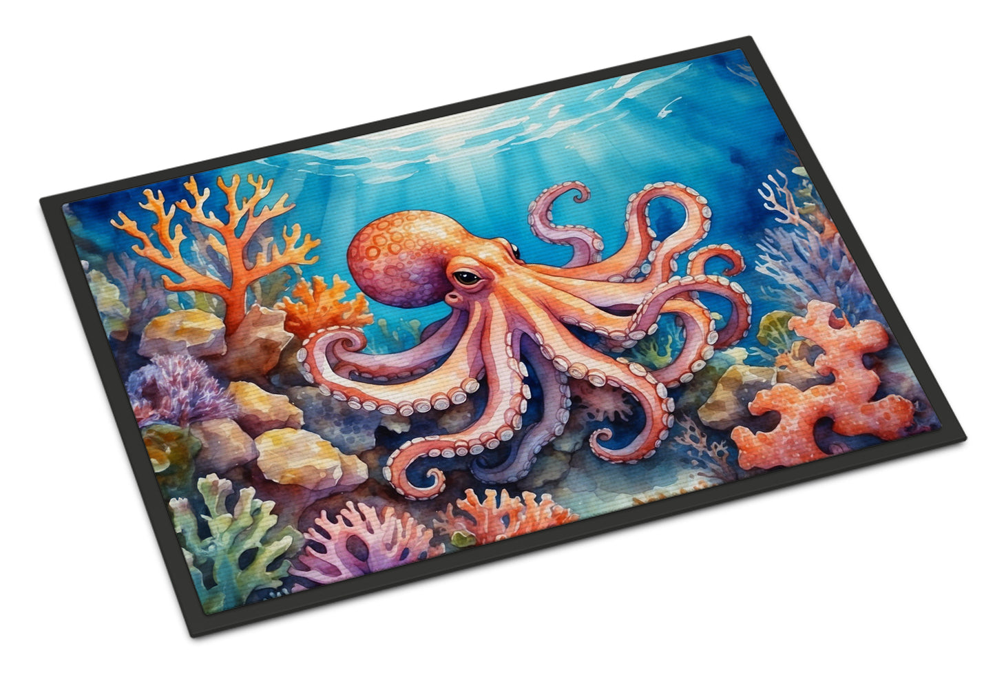 Buy this Octopus Among Coral Doormat