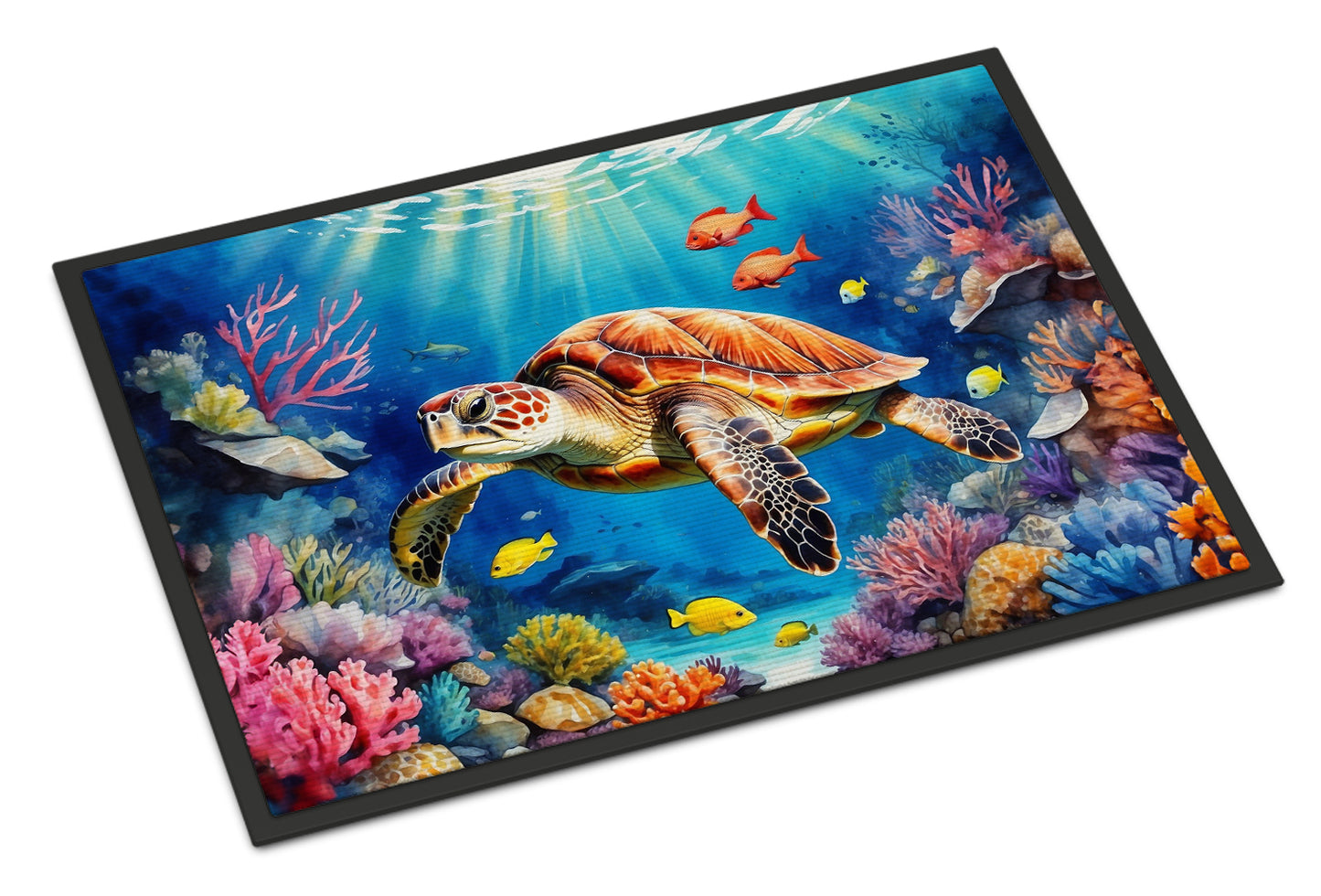 Buy this Turtle and Reefs Doormat