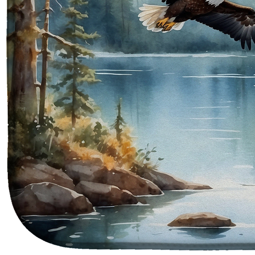 Eagle in Flight Dish Drying Mat