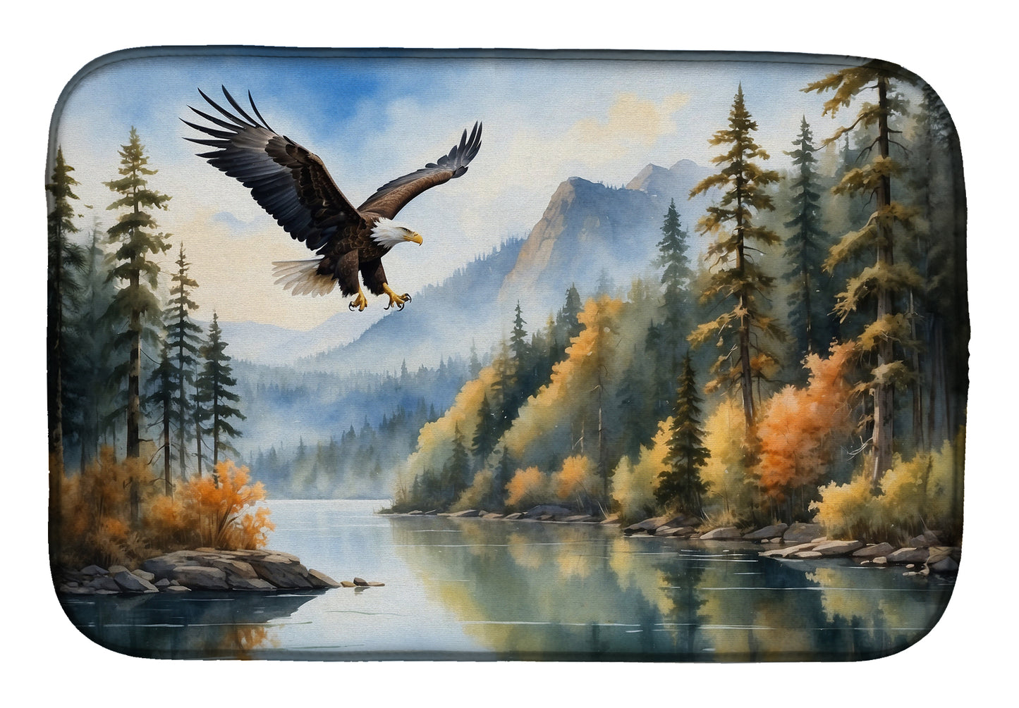 Buy this Eagle in Flight Dish Drying Mat