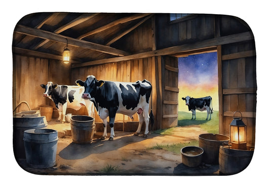 Buy this Cows Evening Milking Time Dish Drying Mat