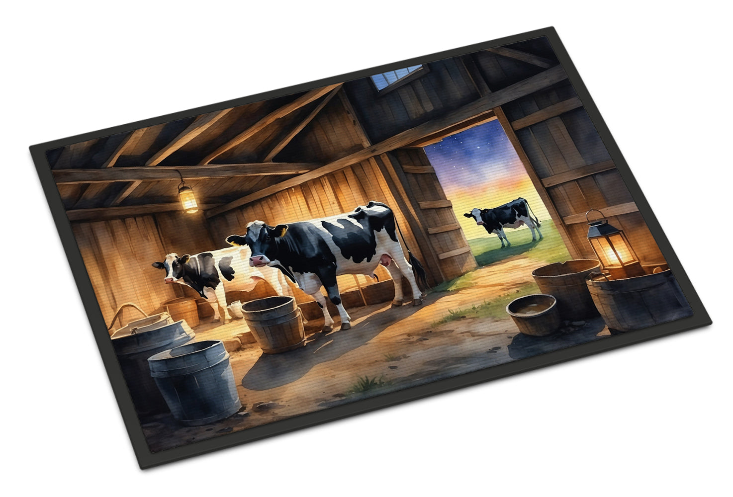 Buy this Cows Evening Milking Time Doormat