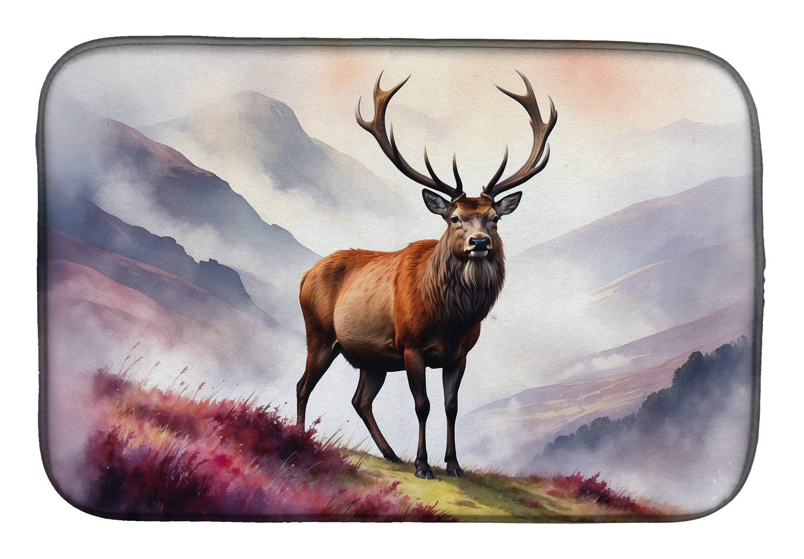 Buy this Highland Red Deer Dish Drying Mat