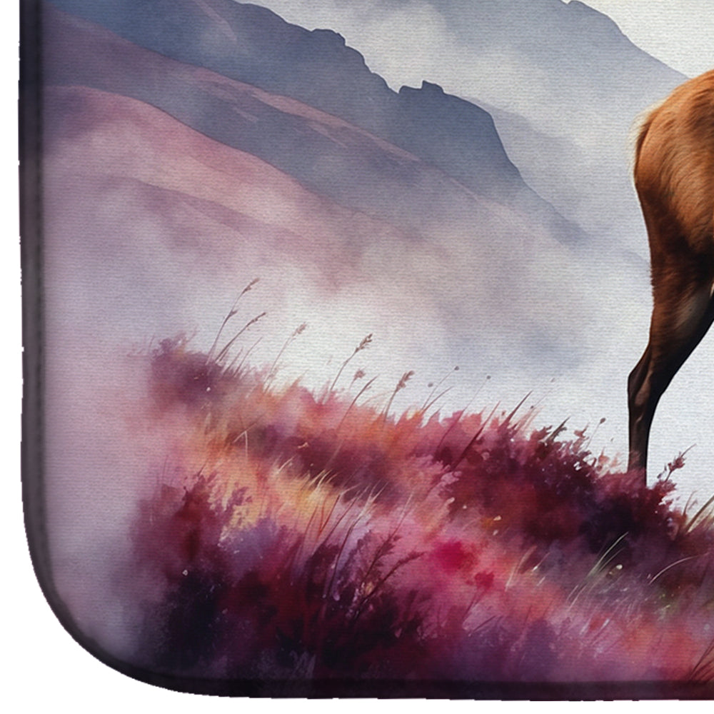 Highland Red Deer Dish Drying Mat