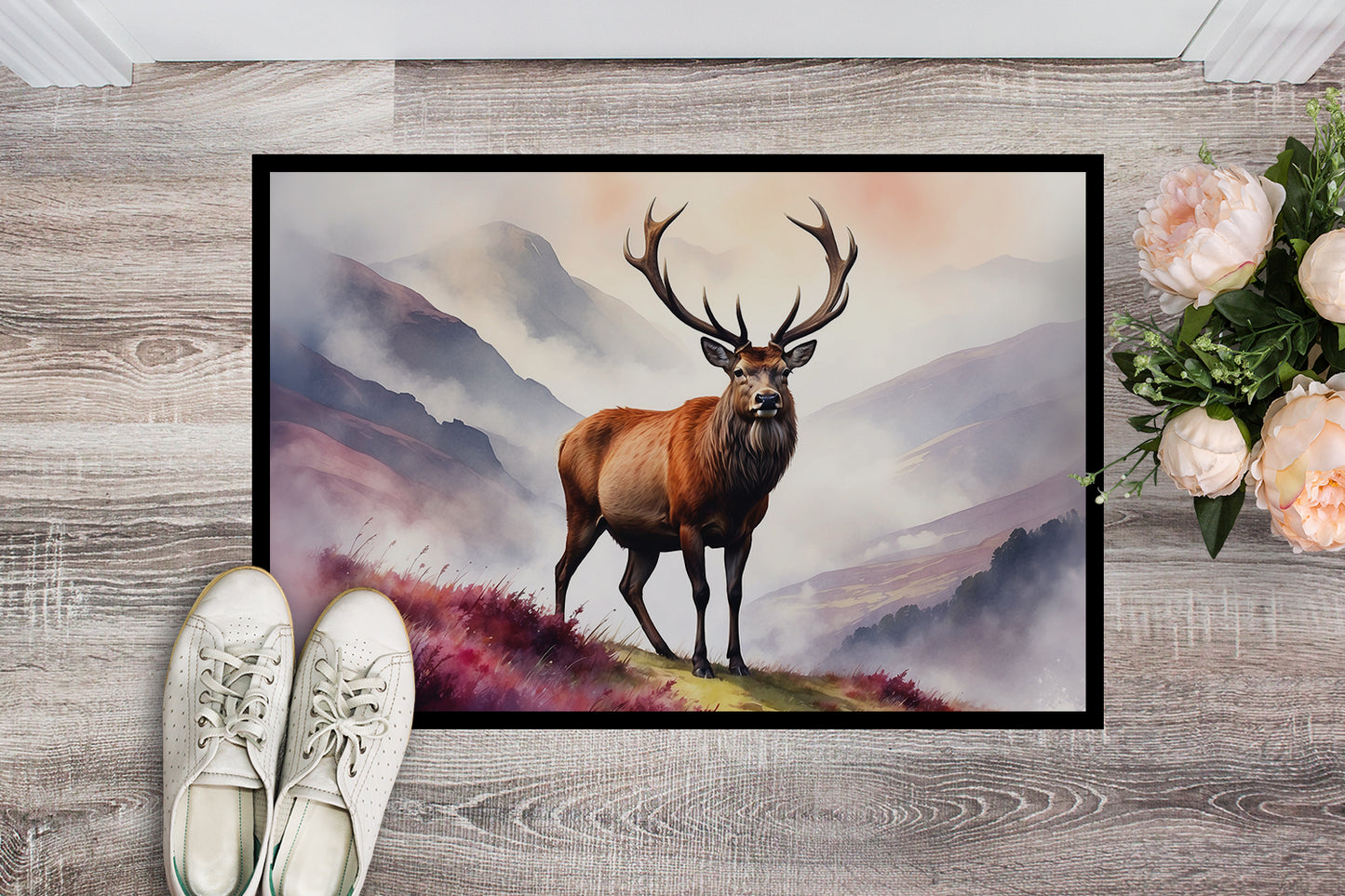 Highland Red Deer Doormat