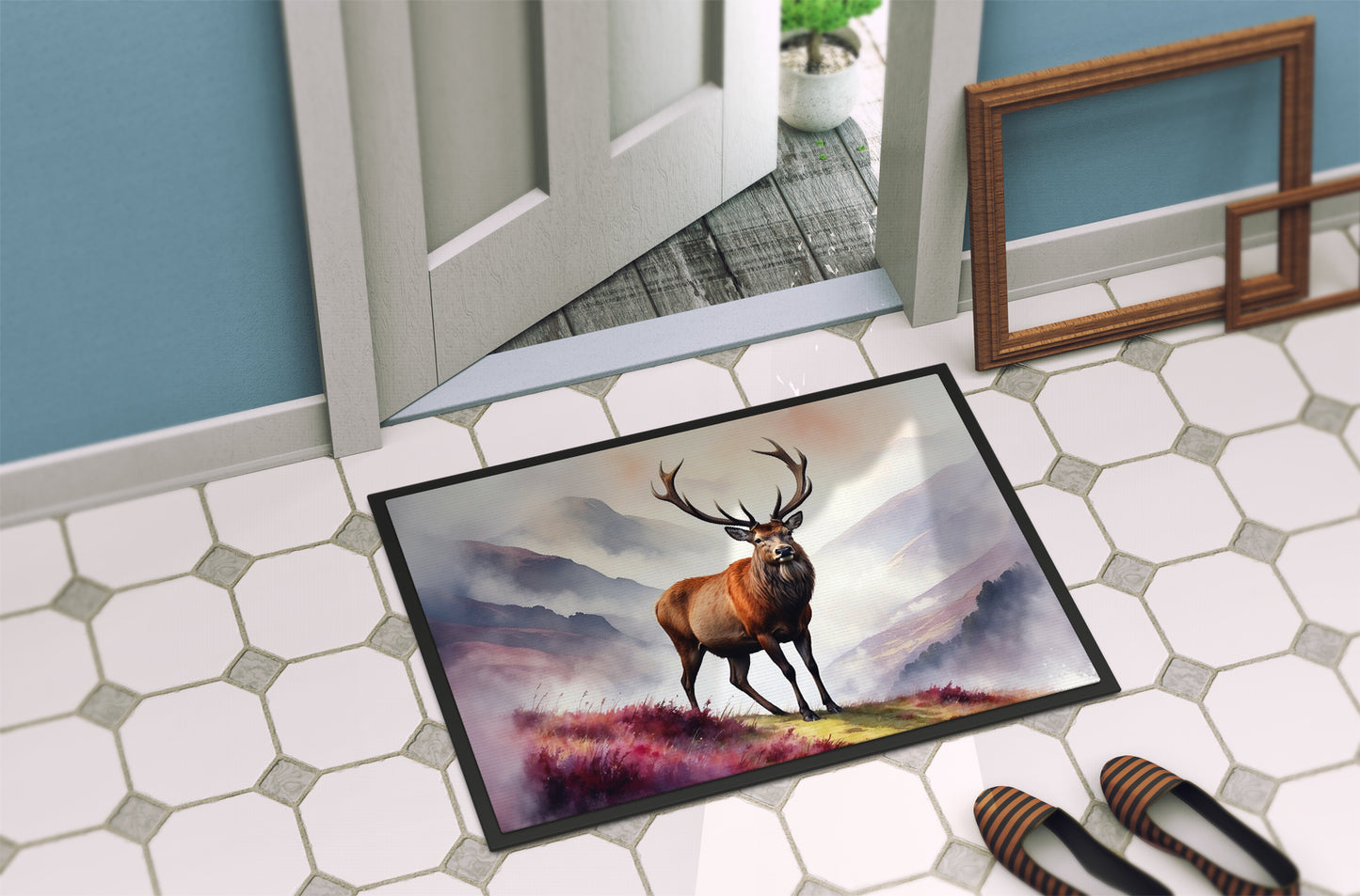 Highland Red Deer Doormat