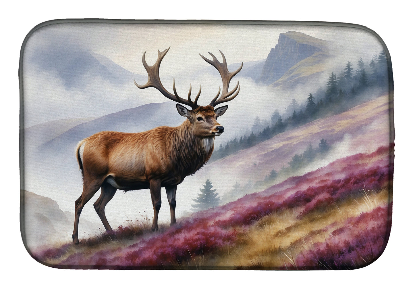 Buy this Highland Red Deer Dish Drying Mat