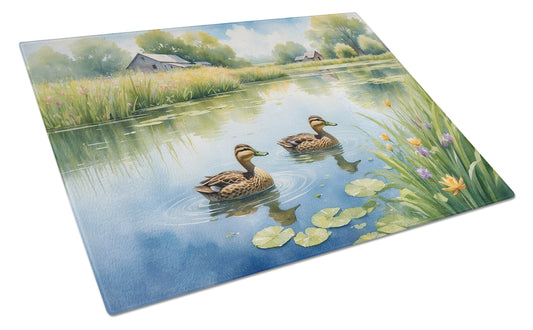 Buy this Mother Duck Glass Cutting Board