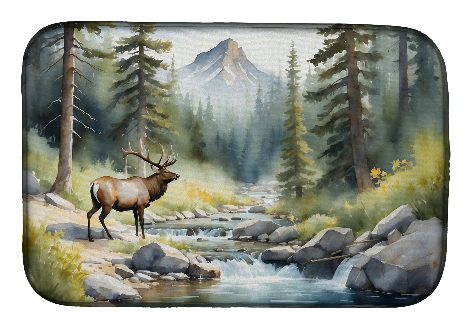 Buy this Mountain Stream Elk Dish Drying Mat