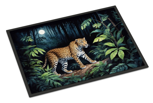 Buy this Leopard Nighttime in the Jungle Doormat