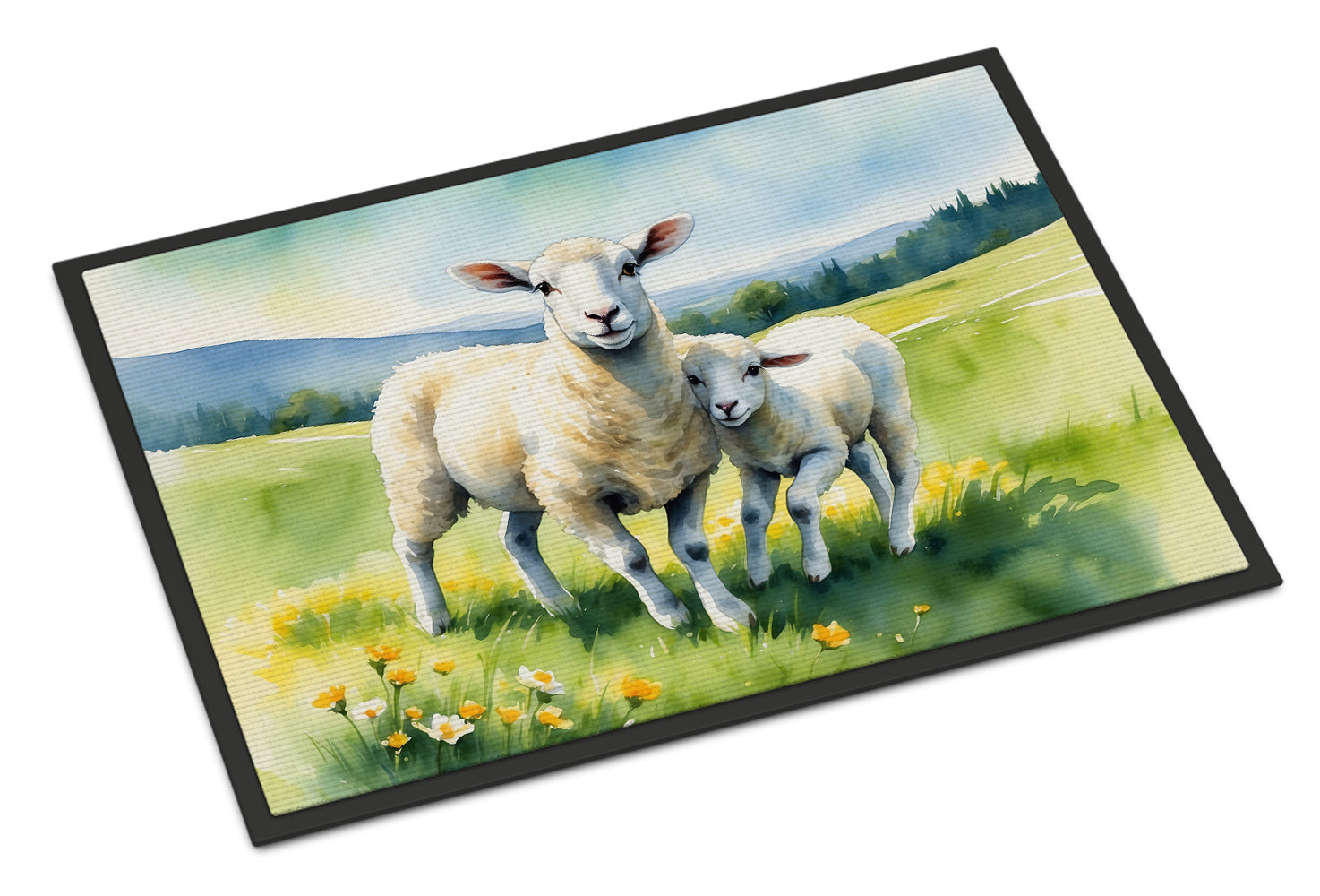 Buy this Springtime Lambs Doormat