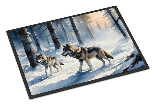 Buy this Winter Wolves Doormat